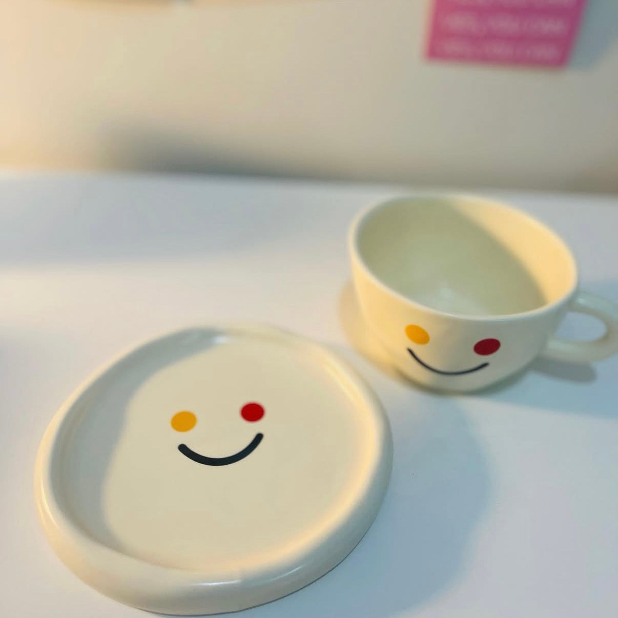 Happy face mug